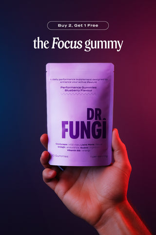 Focus Gummies | Functional Mushroom + Nootropics | Lions Mane & Cordyceps