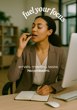 Focus Gummies | Functional Mushroom + Nootropics | Lions Mane & Cordyceps