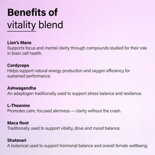 VITALITY MUSHROOM BLEND