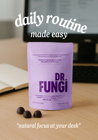 Focus Gummies | Functional Mushroom + Nootropics | Lions Mane & Cordyceps
